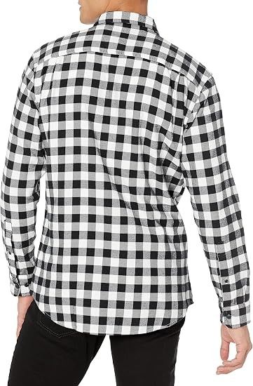 Black And White Checkered Shirt image 5